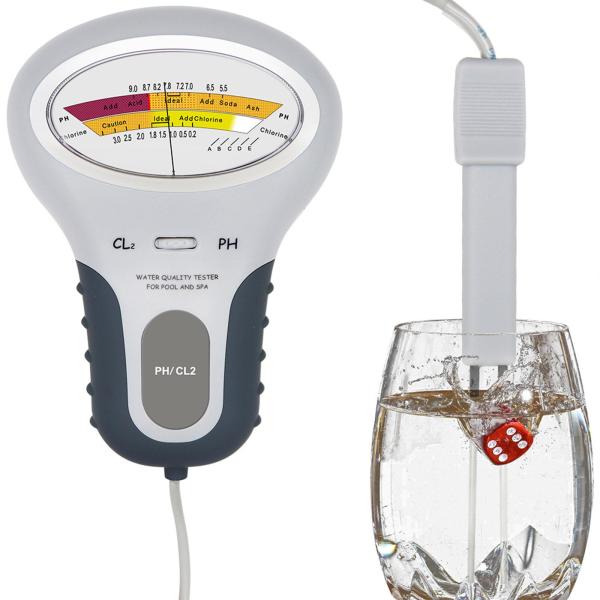 pc102 スイミングプールテスター プール水質検査器 PHテスター CL2