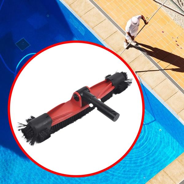 スイミングプールクリーニングブラシ タイルブラシ 取り外し可能なハンドルクリーナーブラシ 多機能 SPA バスルーム インフレータブルプールフロア用