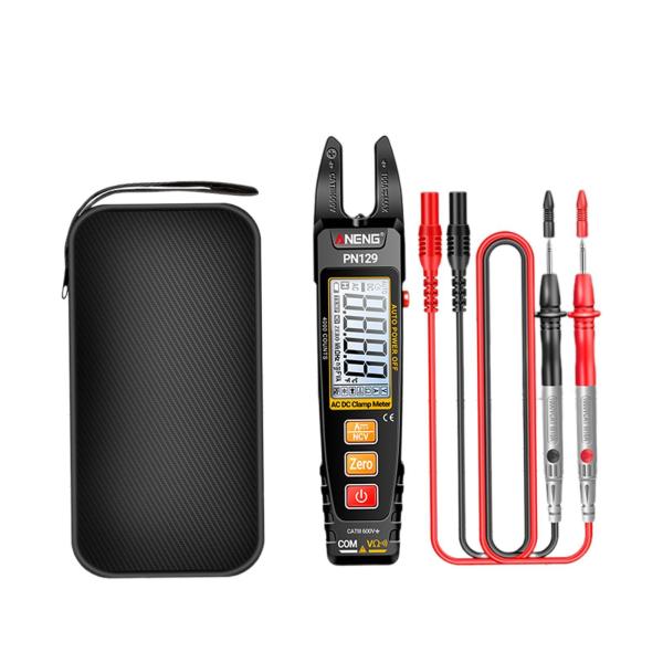 デジタルマルチメーター クランプ式電気マルチメーター PN129 LCDディスプレイ 非接触DC電圧電流マルチメーター ヒューズ車両用