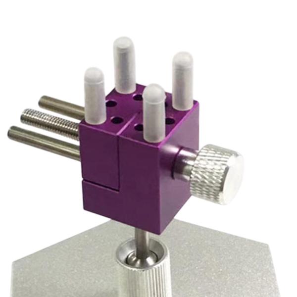 ミニテーブルバイス 実用的 アルミニウム合金 模型フィギュア用小型ベンチクランプ パープル