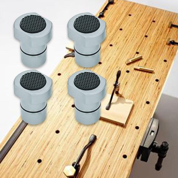 木工ベンチ ドッグクランプ 多目的アクセサリー 軽量アルミ合金 19MM 4個