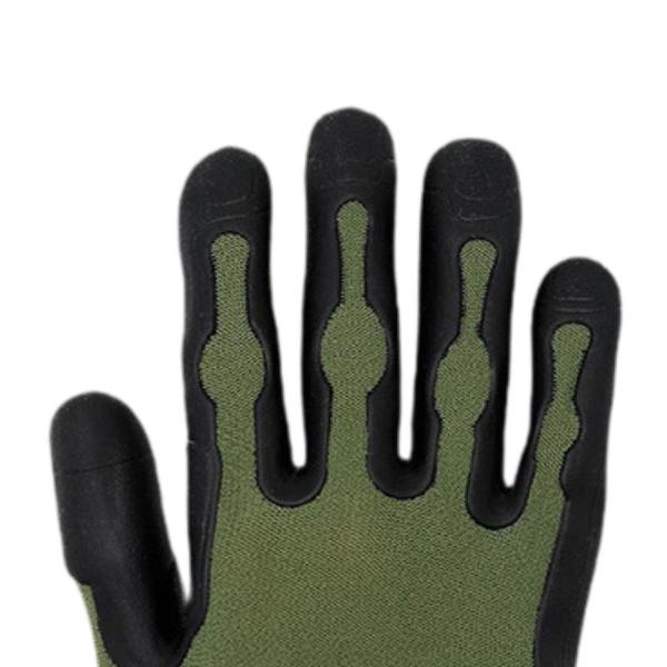 ガーデングローブ レディース メンズ 保護作業用手袋 除草 掘削 大工仕事用 ダークグリーン