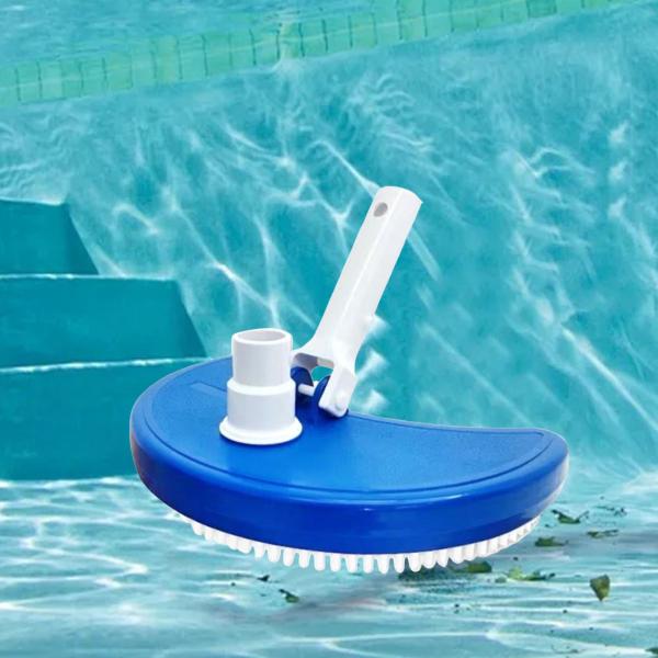 プール掃除機ヘッドは組み立てが簡単で、多目的に使える取り外し可能なアクセサリーとブラシ付き。埋め込み式および地上式プール用。