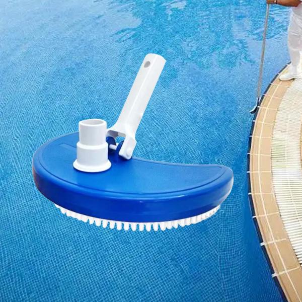 プール掃除機ヘッドは組み立てが簡単で、多目的に使える取り外し可能なアクセサリーとブラシ付き。埋め込み式および地上式プール用。