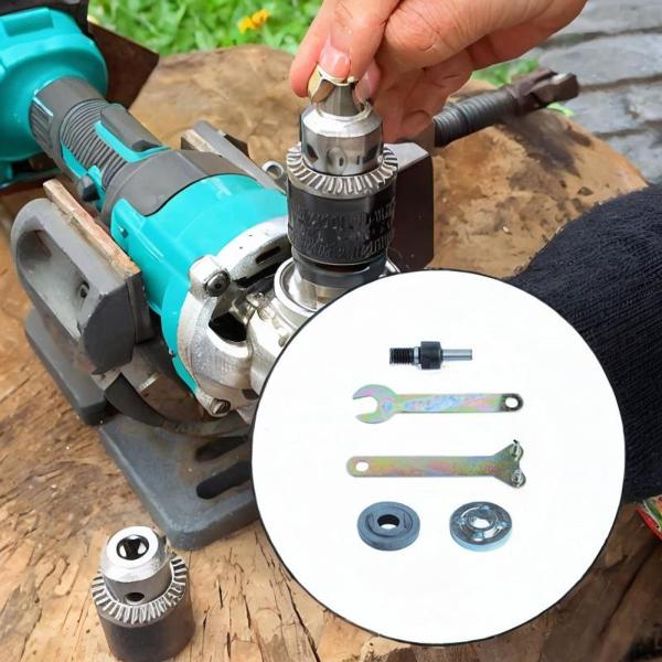 ドリルアングルグラインダーアダプタードリルアーバーアダプターマンドレル