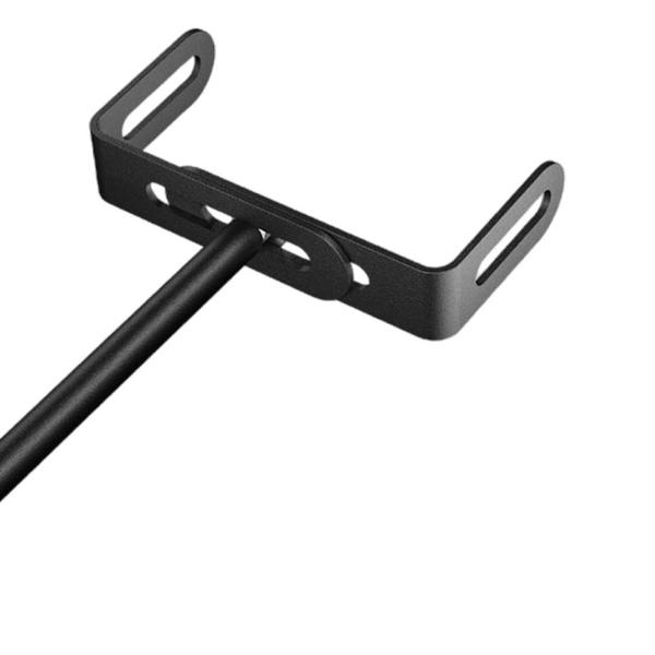 2個入り 縦樋ブラケット 工業用 高耐久 シンプルインサート 調整可能 サイズ ブラック