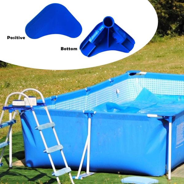 プールフレームコーナーブラケット交換用プールフレームコーナージョイント、スイミング用軽量アダプター交換部品