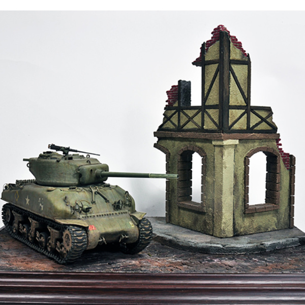 第二次世界大戦のの家の廃墟の家1/35スケールモデルキット : HiFlyshop