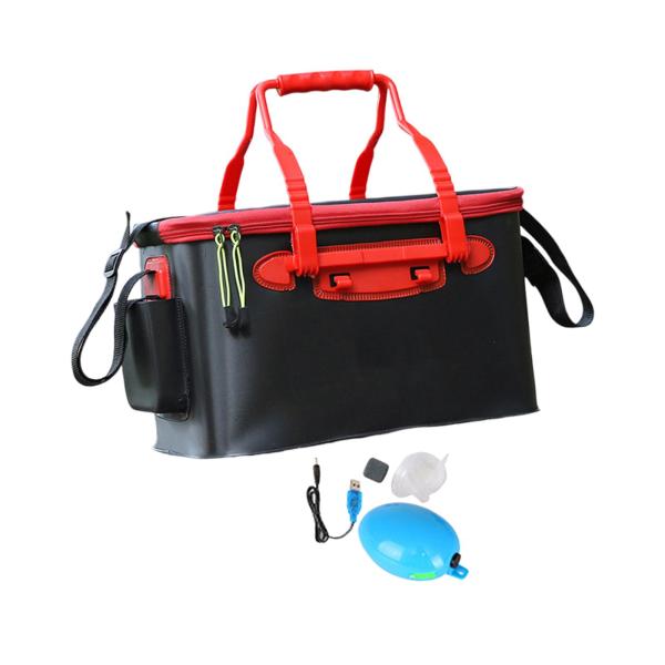 ブラックM酸素ポンプ 釣りバケツ 釣りバケツ 魚バケツ 活魚容器