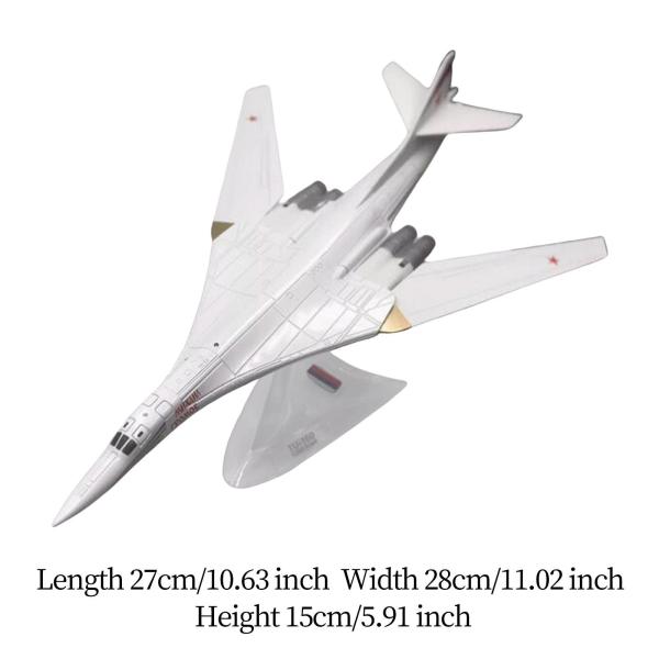1/200 ツポレフ TU-160 戦略爆撃機 航空機モデル リアルな飛行機モデル