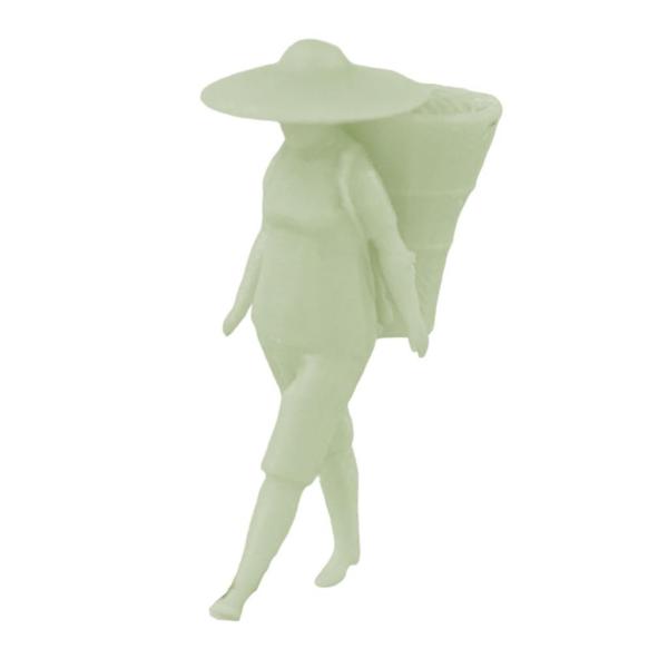 1/87スケール 農場キーパーモデル 樹脂 DIY シーン キャラクターモデル ミニチュアシーン 女性