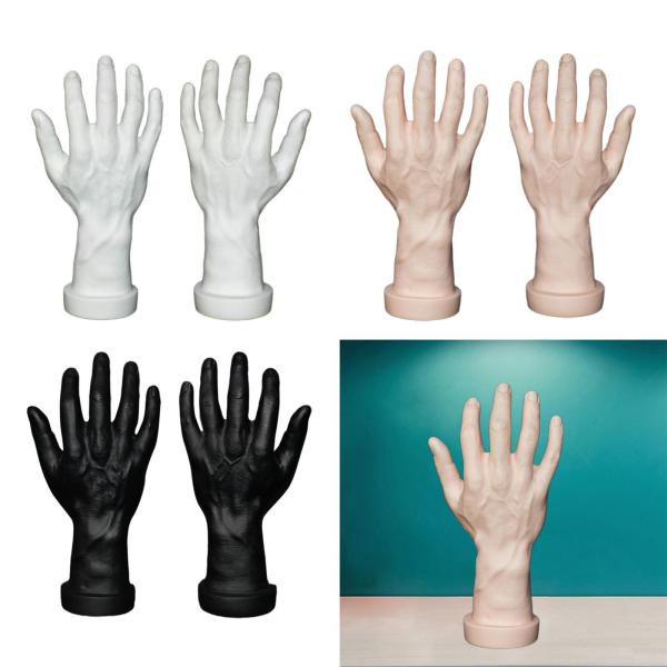 テーマのパーティーコスプレ装飾ネイルトレーニング白い右手のためのハンドモデル偽の人間の手