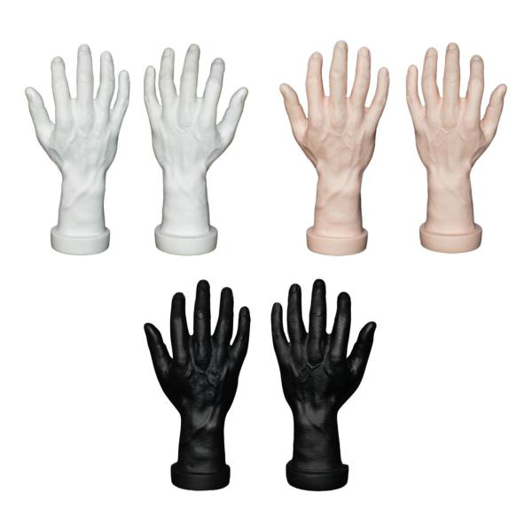 テーマのパーティーコスプレ装飾ネイルトレーニング白い右手のためのハンドモデル偽の人間の手