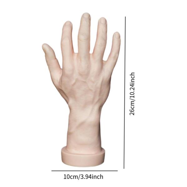 テーマのパーティーコスプレ装飾ネイルトレーニングスキンの右手のためのハンドモデル偽の人間の手
