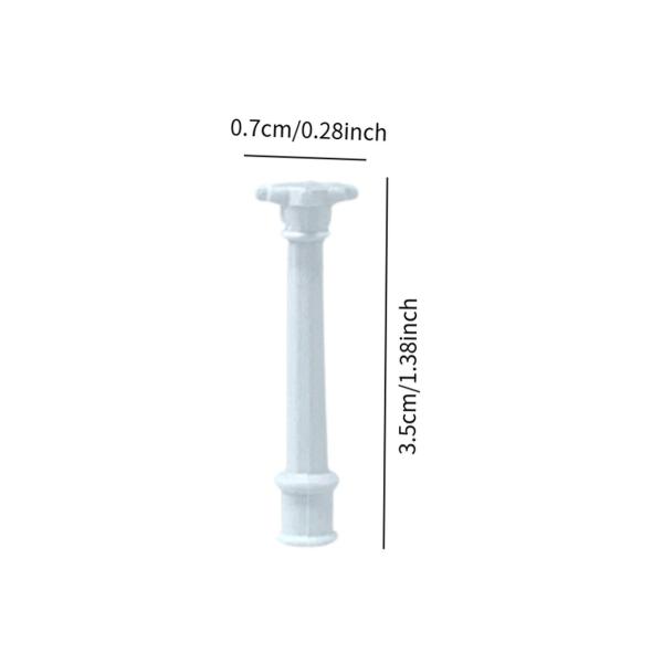 ミニチュアローマ柱像 6体 DIY クラシックギリシャ像 オフィステーブル用 3.5cm