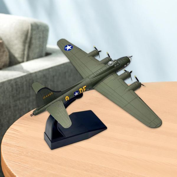 合金1/144 B17戦闘機ダイキャストモデルベース付きギフトコレクション