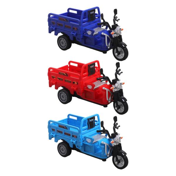 プルバック三輪車おもちゃ 手押し車おもちゃ 子供用 カーニバル賞品 教室用 ダークブルー