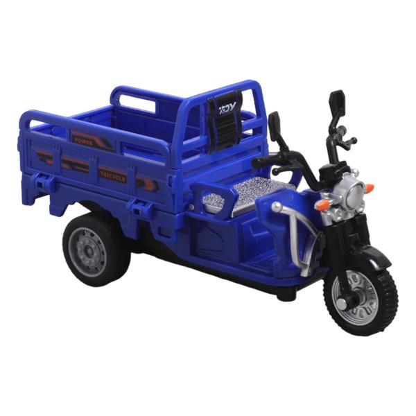 プルバック三輪車おもちゃ 手押し車おもちゃ 子供用 カーニバル賞品 教室用 ダークブルー