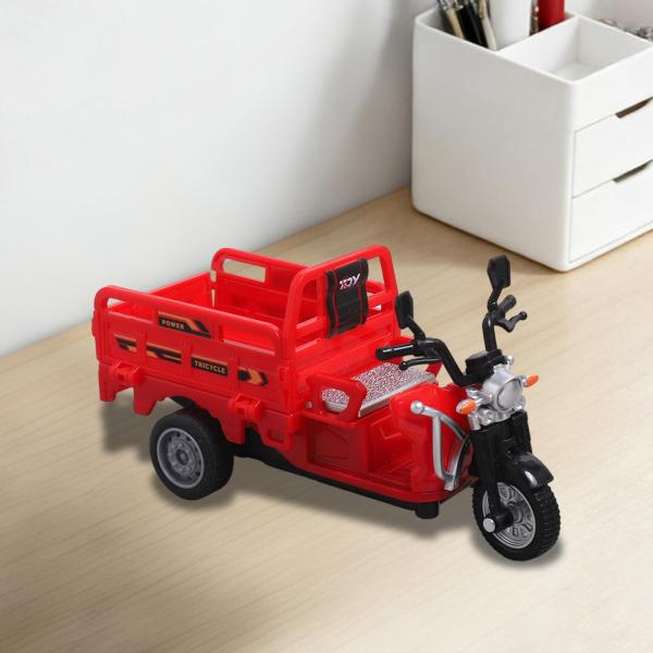 プルバック三輪車おもちゃ 手押し車おもちゃ 子供用 カーニバル賞品 教室用 赤