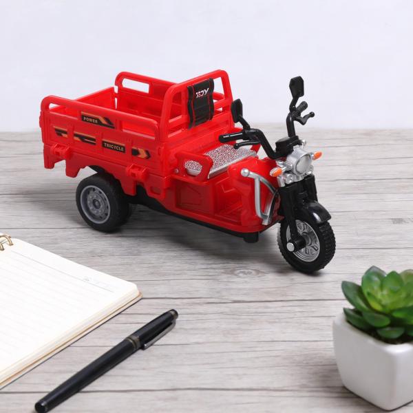 プルバック三輪車おもちゃ 手押し車おもちゃ 子供用 カーニバル賞品 教室用 赤
