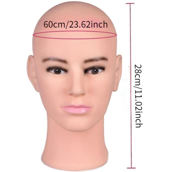 男性用マネキンヘッド、マネキンウィッグヘッド、多機能で滑らかで安定したマネキンヘッド、ウィッグディスプレイ、作成、スタイリング用のウィッグホルダー