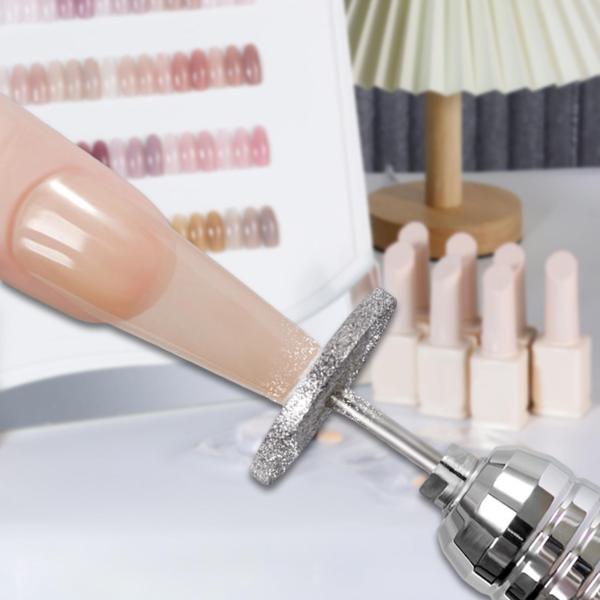 サンディングディスクネイルドリルヘッド、ペディキュアディスクビット、軽量ネイルツール、電動ネイルドリルマシン用ネイルアートツール