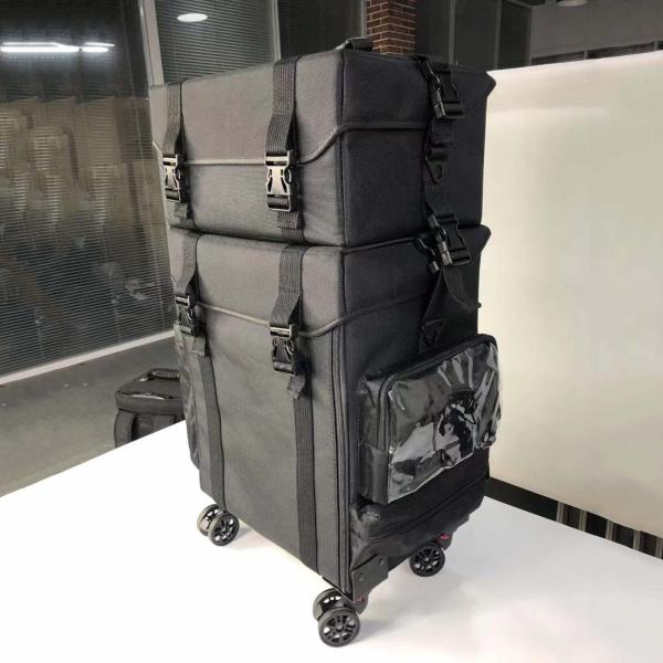 メイクアップトロリーケース 化粧品オーガナイザー オーガナイザー ポータブル 旅行 多目的 メイクアップ 収納ボックス 多層 美容師用