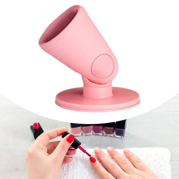 マニキュアボトルラックの爪の絵画シリコーンフィンガーポリッシュオーガナイザー