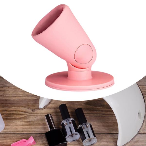 マニキュアボトルラックの爪の絵画シリコーンフィンガーポリッシュオーガナイザー