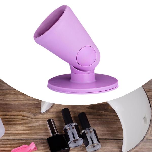 マニキュアボトルラックの爪の絵画シリコーンフィンガーポリッシュオーガナイザー