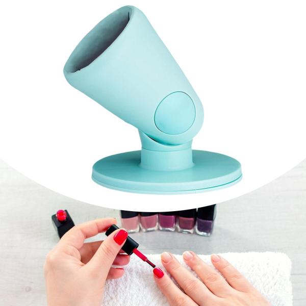 マニキュアボトルラックの爪の絵画シリコーンフィンガーポリッシュオーガナイザー