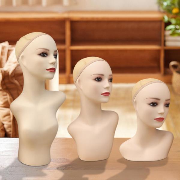 リアルな女性マネキンヘッド、マネキン PVC ヘッド 多目的ウィッグホルダー ウィッグディスプレイスタンド 肩付き 帽子ウィッグディ Amazon.co.jp: 肩付きリアルな女性マネキンヘッド マネキンウィッグヘッドスタンドPVC マネキンヘッド リアルなマネキンヘッドバスト  ウィッグ、メイクアップ、ジュエリー、美容アクセサリーの展示用 : ビューティー