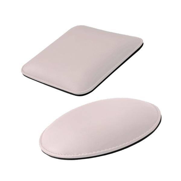 肘のハンドレストは、簡単に掃除しやすい革張りのネイルサプライズネイルサポートスクエア