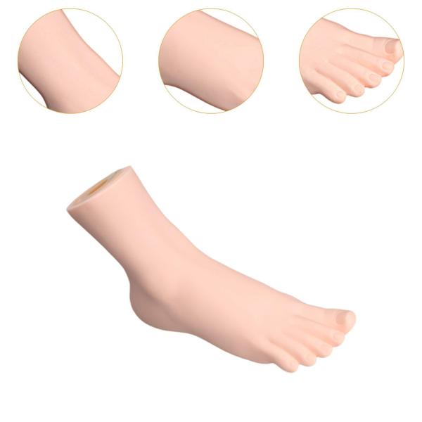 マネキン足の女性の足のようなネイルアートトレーニングマッサージ練習大人の足足首ブレスレットフットディスプレイソックスショップ