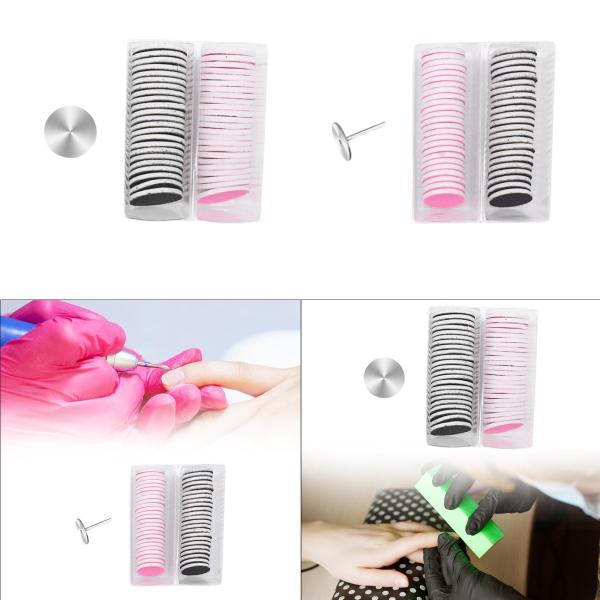 交換可能なサンディングペーパー 研磨サンディングディスク フットファイル サンドペーパー 25mm 50個