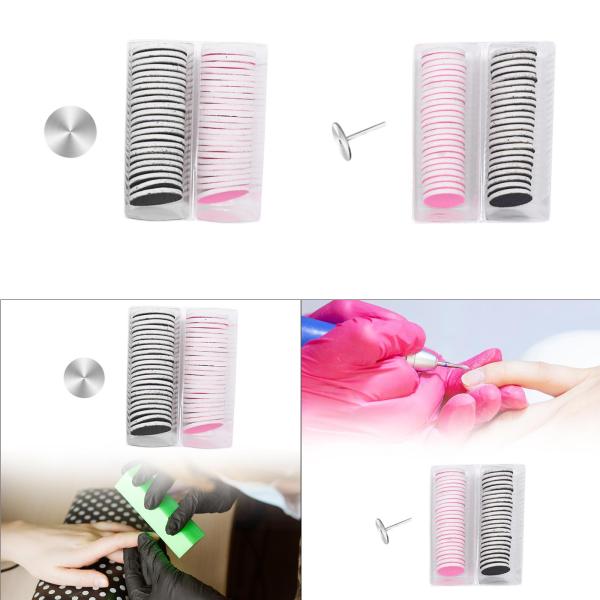 交換可能なサンディングペーパー 研磨サンディングディスク フットファイル サンドペーパー 25mm 50個