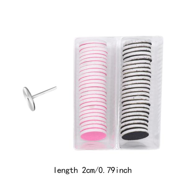 交換可能なサンディングペーパー 研磨サンディングディスク フットファイル サンドペーパー 20mm 50個