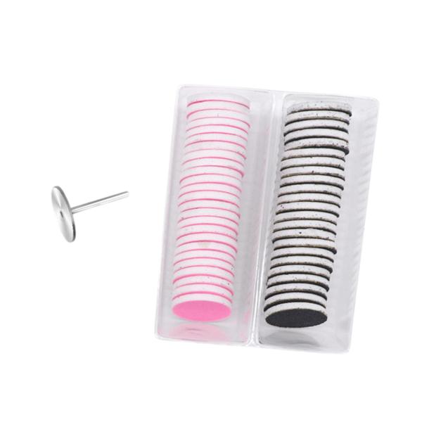 交換可能なサンディングペーパー 研磨サンディングディスク フットファイル サンドペーパー 20mm 50個