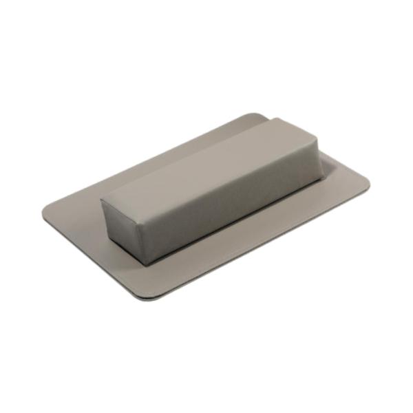 ネイルアームレスト枕とマット お手入れ簡単 自宅マニキュア用ネイルアームホルダー グレー