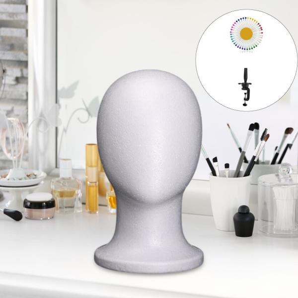 ウィッグ ヘアピース ディスプレイ用 フォーム マネキン ヘッド プロ仕様 安定 ウィッグ スタンド デスクトップ スタンド付き