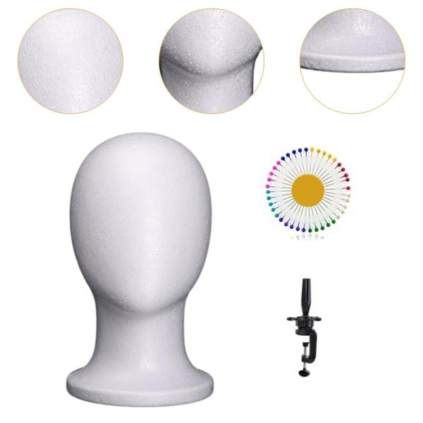 ウィッグ ヘアピース ディスプレイ用 フォーム マネキン ヘッド プロ仕様 安定 ウィッグ スタンド デスクトップ スタンド付き