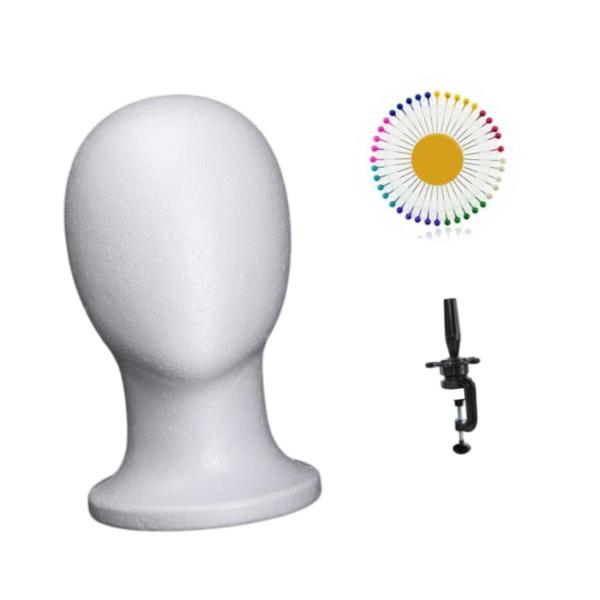 ウィッグ ヘアピース ディスプレイ用 フォーム マネキン ヘッド プロ仕様 安定 ウィッグ スタンド デスクトップ スタンド付き