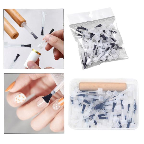 サロン用ネイルポリッシュ交換ブラシ 50本