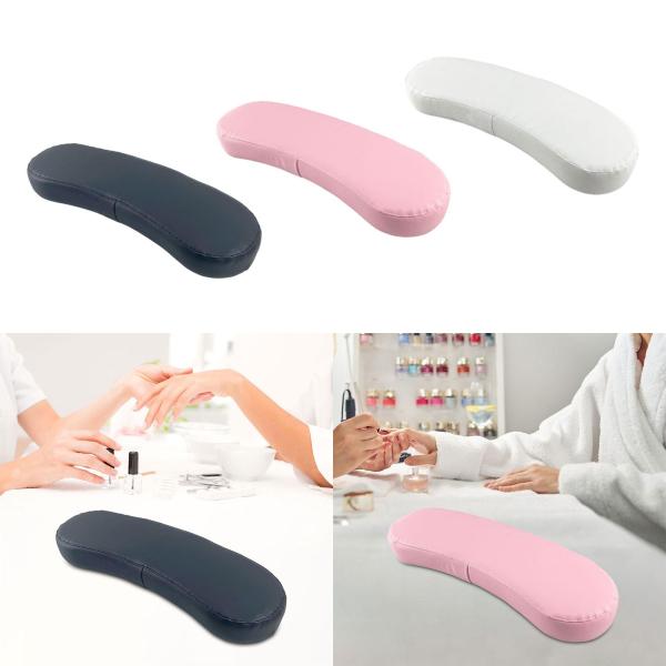ネイルアートハンドピロー ソフトマニキュアアームホルダー マニキュアネイルアートホーム用 ブラック