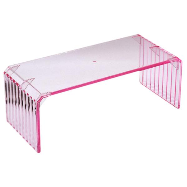 ネイルアートアームレスト アクリル製 実用的 ネイルアームレスト スタイリッシュ ハンドレスト サロン用 ピンク