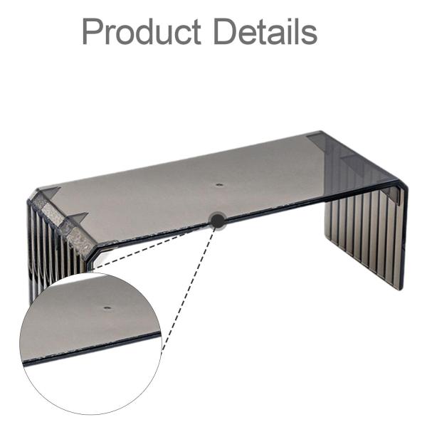 ネイルアートアームレスト アクリル製 実用的 ネイルアームレスト スタイリッシュ ハンドレスト サロン用 ブラック