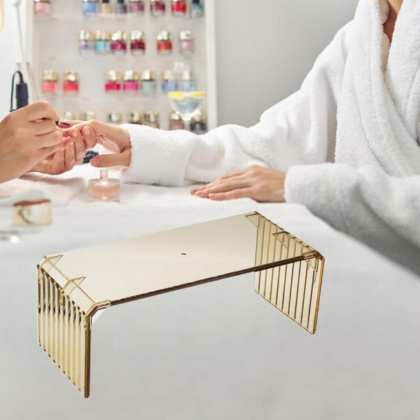 カーキ ネイルアームレスト ネイルアートハンドサポートアクリルマニキュアアームレスト