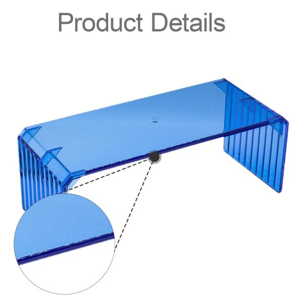 ネイルアートアームレスト アクリル製 実用的 ネイルアームレスト スタイリッシュ ハンドレスト サロン用 ブルー