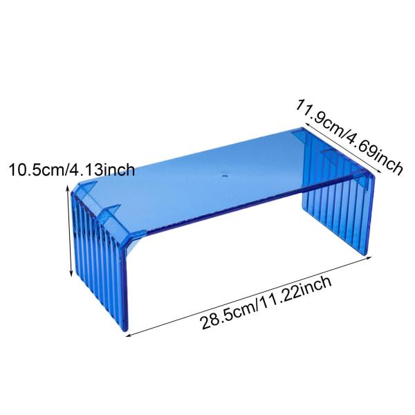 ネイルアートアームレスト アクリル製 実用的 ネイルアームレスト スタイリッシュ ハンドレスト サロン用 ブルー