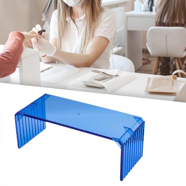 ネイルアートアームレスト アクリル製 実用的 ネイルアームレスト スタイリッシュ ハンドレスト サロン用 ブルー